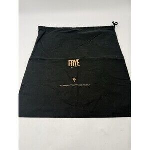 FRYE Black Dust Storage Drawstring Bag 17 X 16 for Shoes Or Handbags Purses